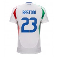 Italia Alessandro Bastoni #23 Vieraspaita EM-Kisat 2024 Lyhythihainen